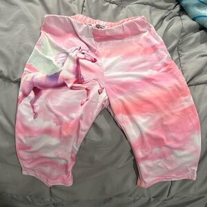 Fashion Nova biker unicorn shorts